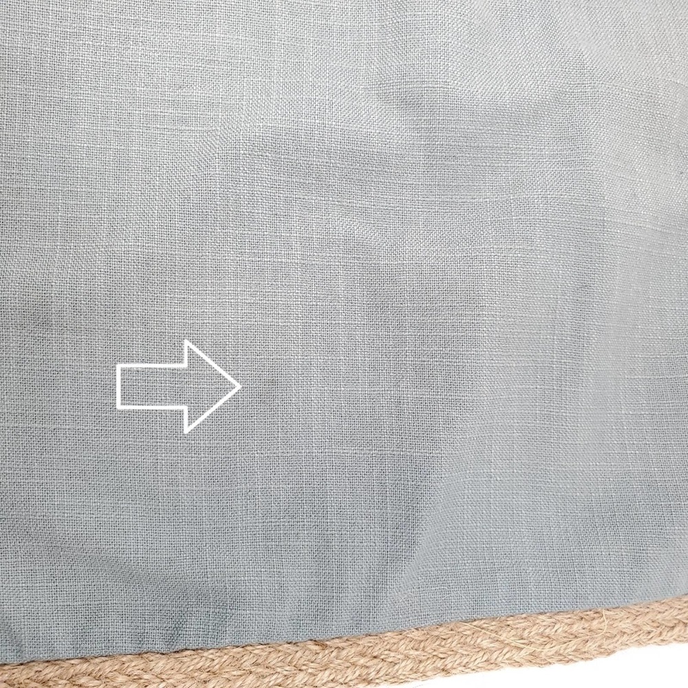 Pier 1 Linen Textured Pillow Cover With Jute Trim - Picture 6 of 6